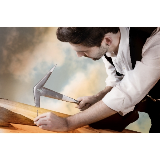 PICARD Tilers' Hammer, No. 207 R, verchromt